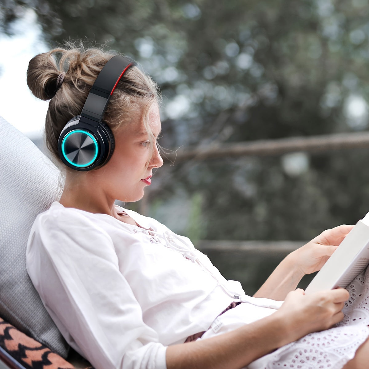 Picun B12 Wireless Headphones - Deep Bass Over Ear HD Stereo with 20H Playtime and Built-in Microphone - ZOOMNSTORE