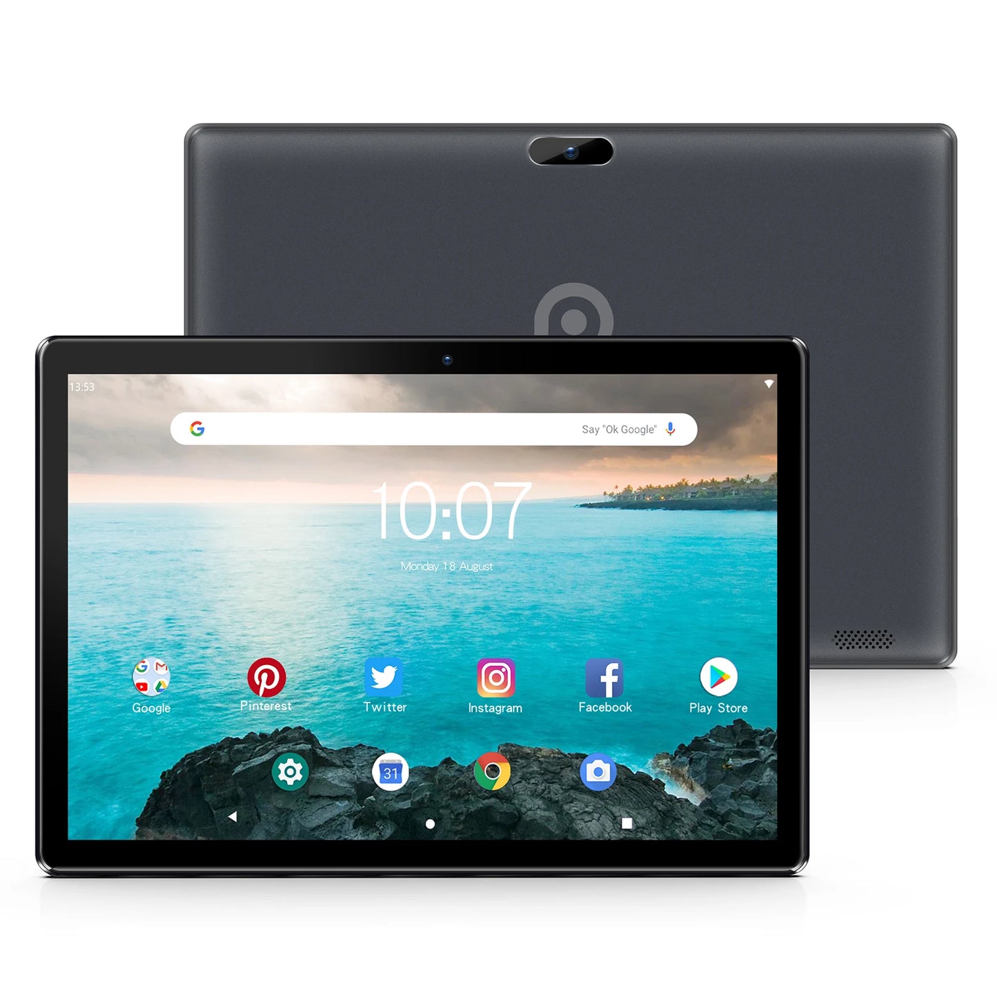 PRITOM 10 Inch Tablet PC with SIM Slot Android 13 64 GB Quad Core Touch Screen WiFi GPS Support 3G Phone Call - ZOOMNSTORE