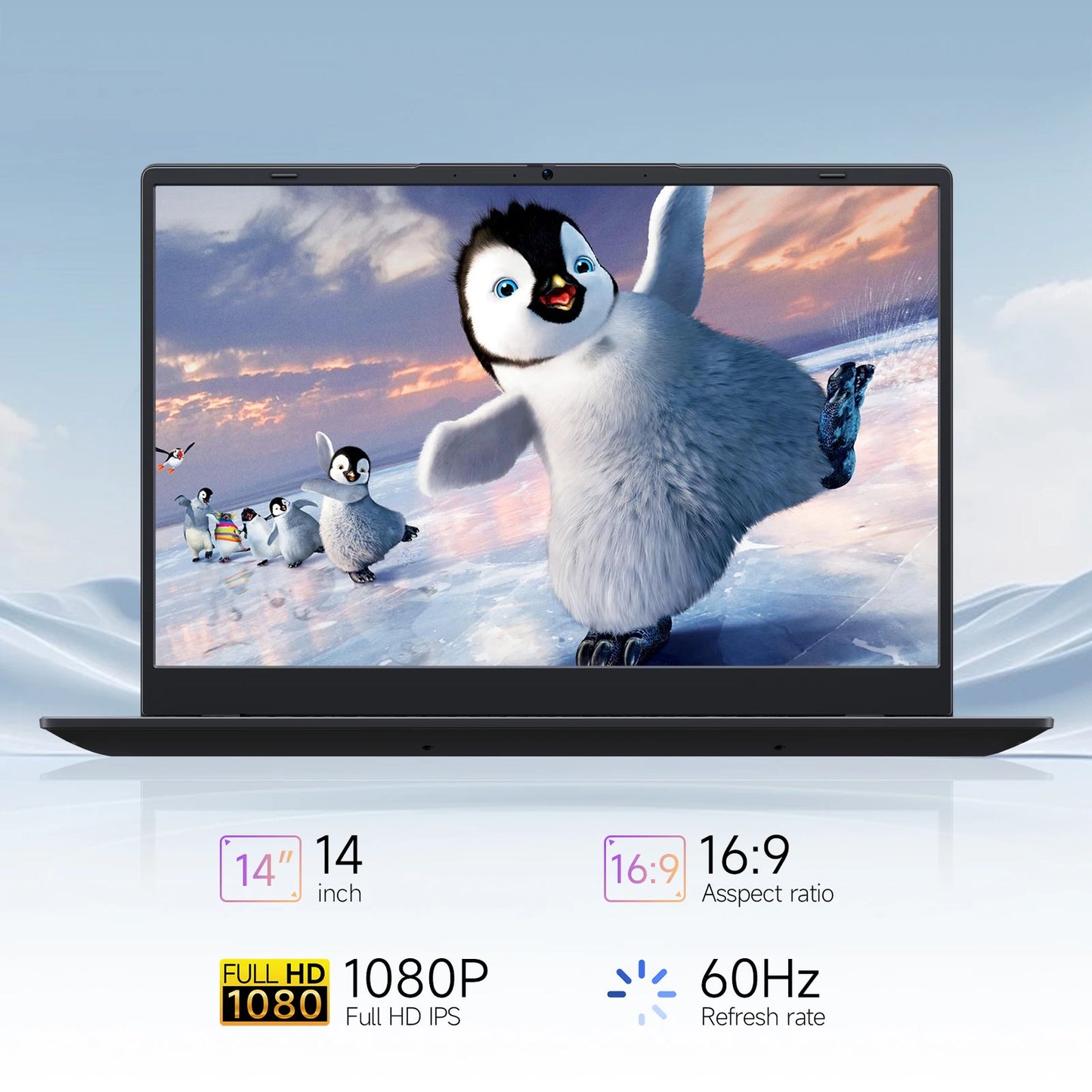 14 Windows 11 Laptop - N4000 8GB RAM 256GB SSD Notebook - ZOOMNSTORE