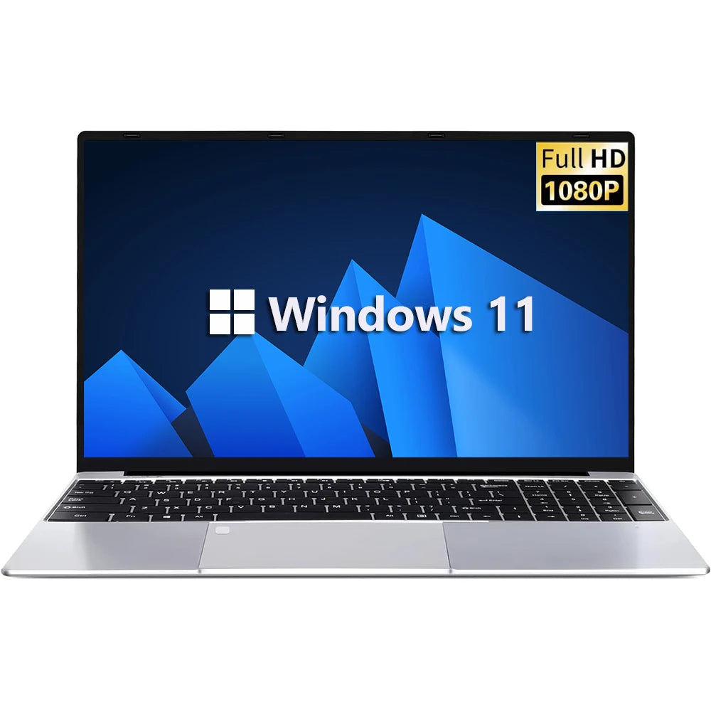 156 HD Intel Celeron Laptop - 16GB RAM 1TB SSD Windows 11 Pro Fingerprint Unlock - ZOOMNSTORE