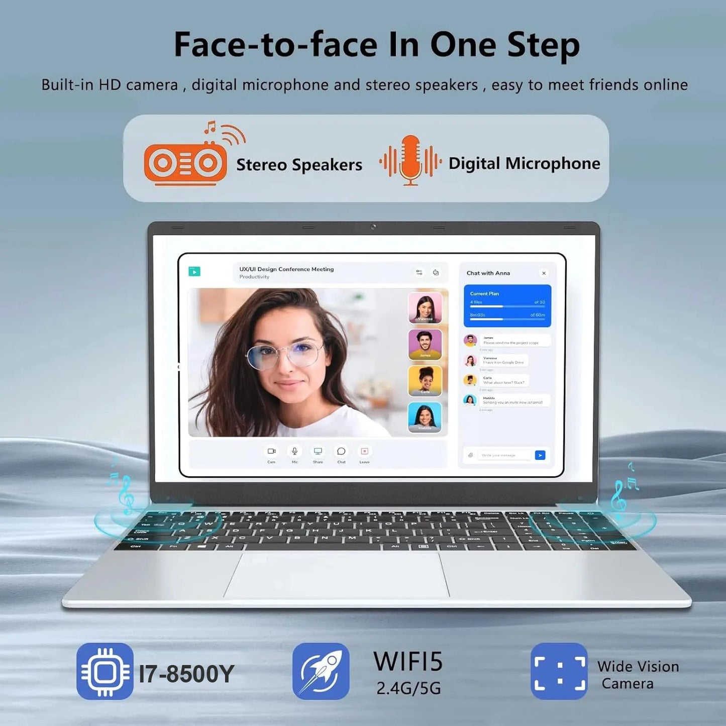 156 Windows 11 Pro Laptop - Intel Core i7 16GB RAM 1TB Storage Fingerprint Unlock - ZOOMNSTORE