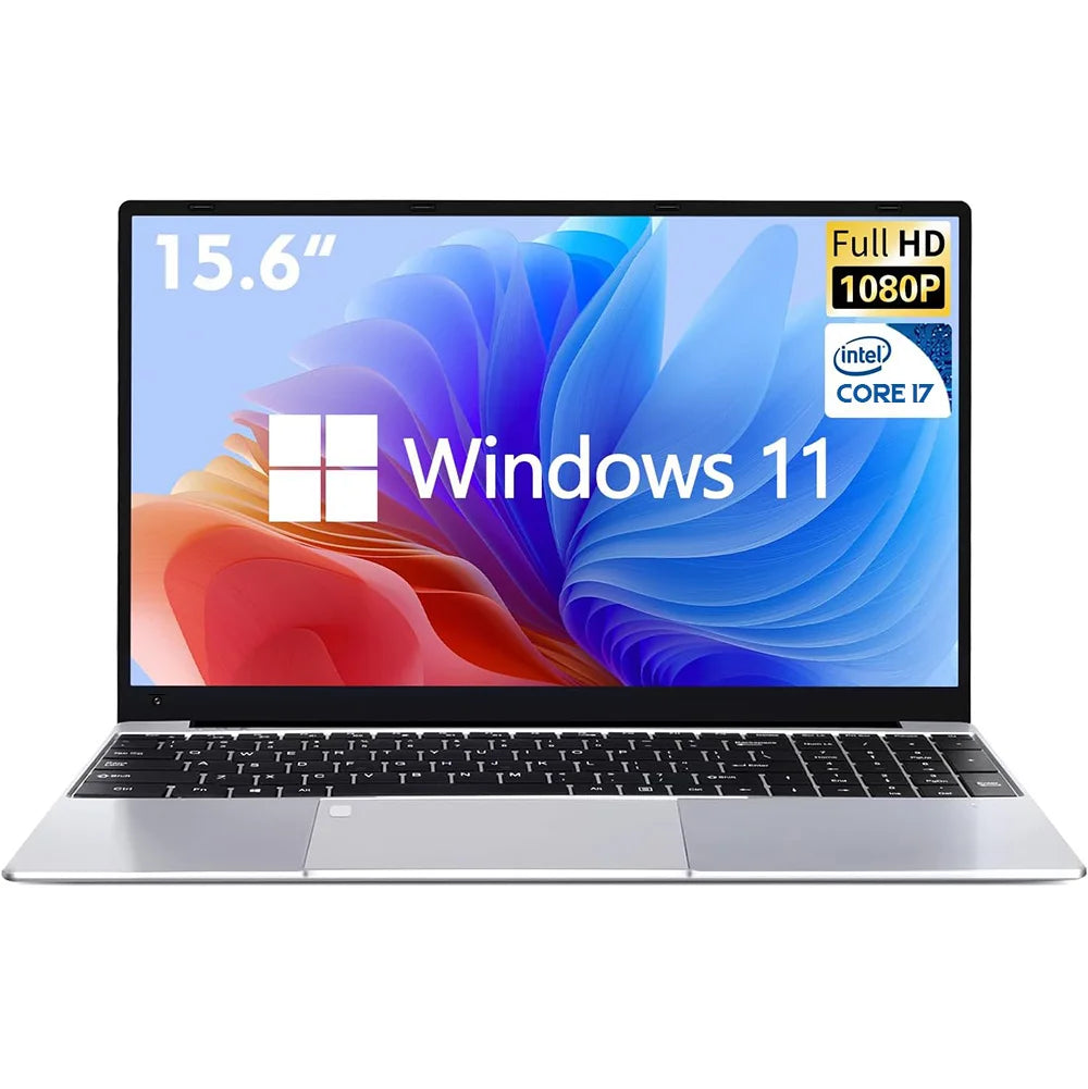 156 Windows 11 Pro Laptop - Intel Core i7 16GB RAM 1TB Storage Fingerprint Unlock - ZOOMNSTORE