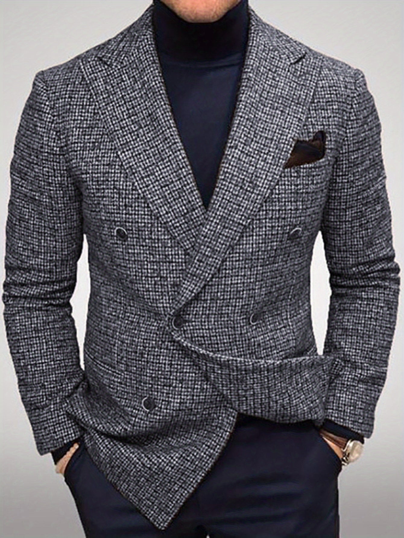Mens Casual Suit Jacket - Stylish Gentleman Blazer - ZOOMNSTORE