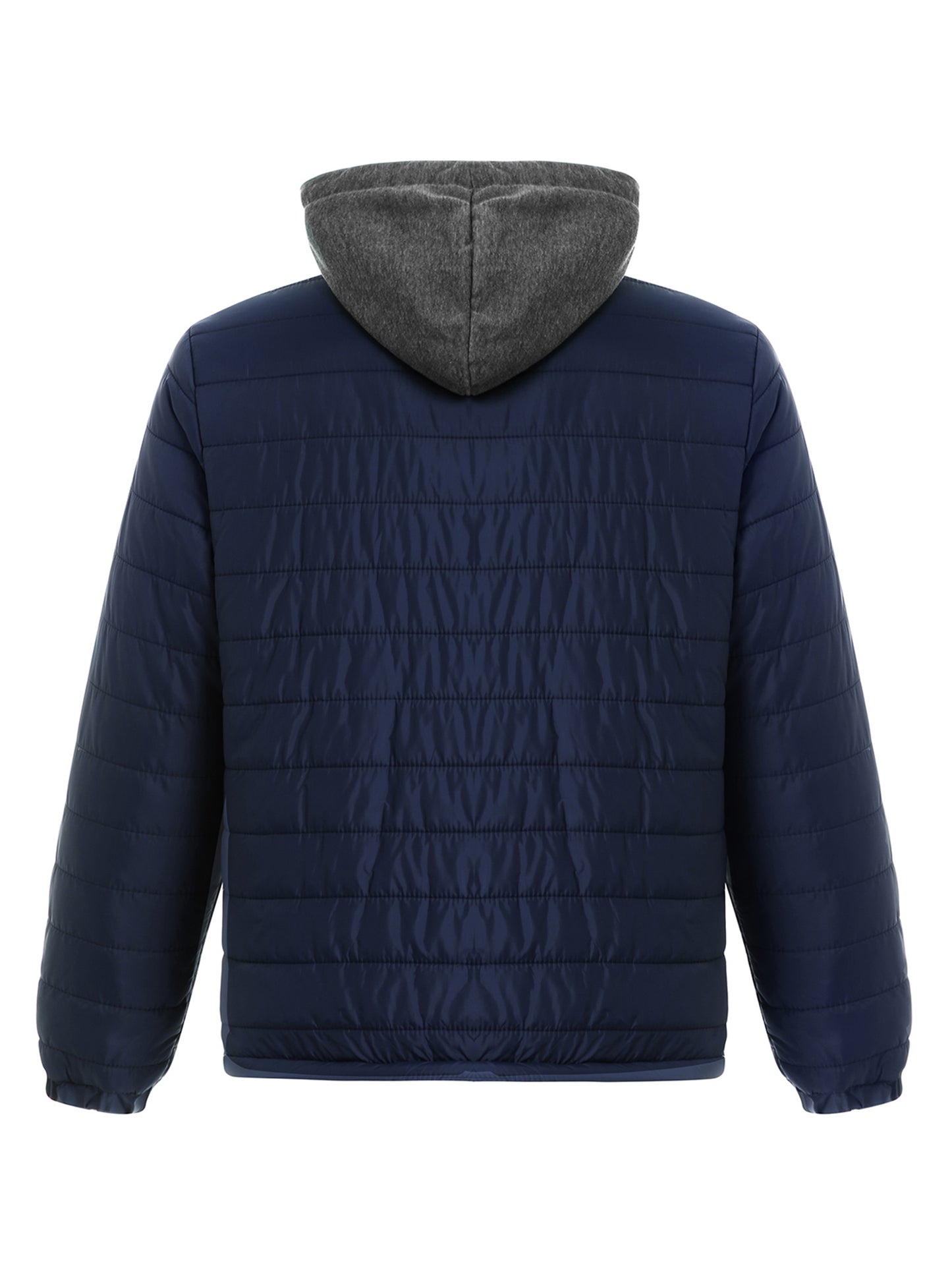 Mens Hooded Zip-Up Jacket - Winter Outerwear with Pockets in 5 Colors - ZOOMNSTORE