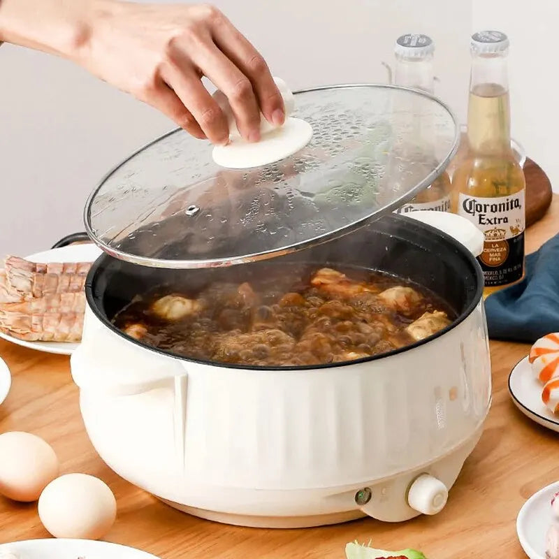 220V Electric Multi Cooker - Non-Stick Hot Pot Rice Cooker for 1-2 People - ZOOMNSTORE