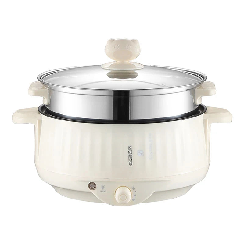 220V Electric Multi Cooker - Non-Stick Hot Pot Rice Cooker for 1-2 People - ZOOMNSTORE