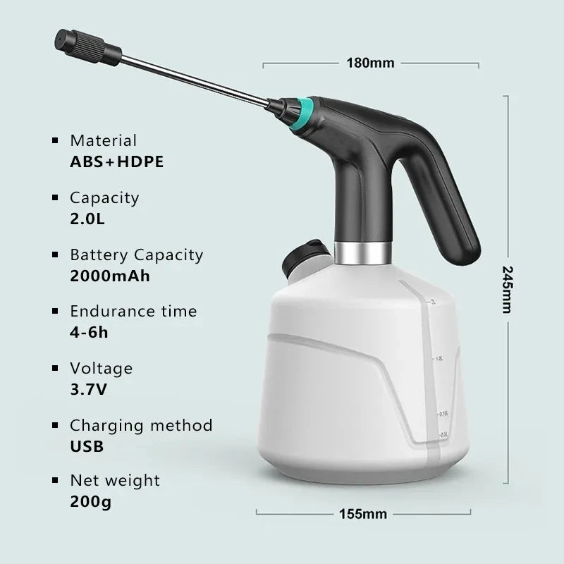 2L Electric Garden Sprayer - Pesticide Watering Tool - ZOOMNSTORE
