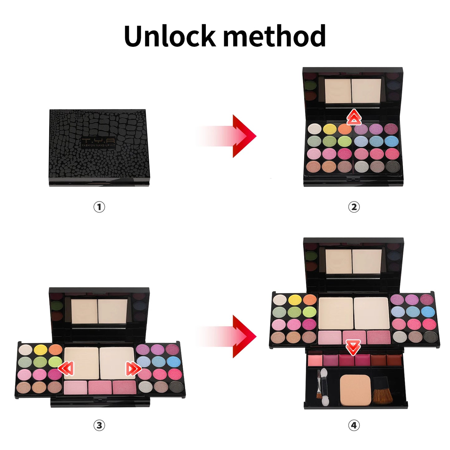 35 Color Pearl Eye Shadow Palette - Nude Makeup Set for Women - ZOOMNSTORE