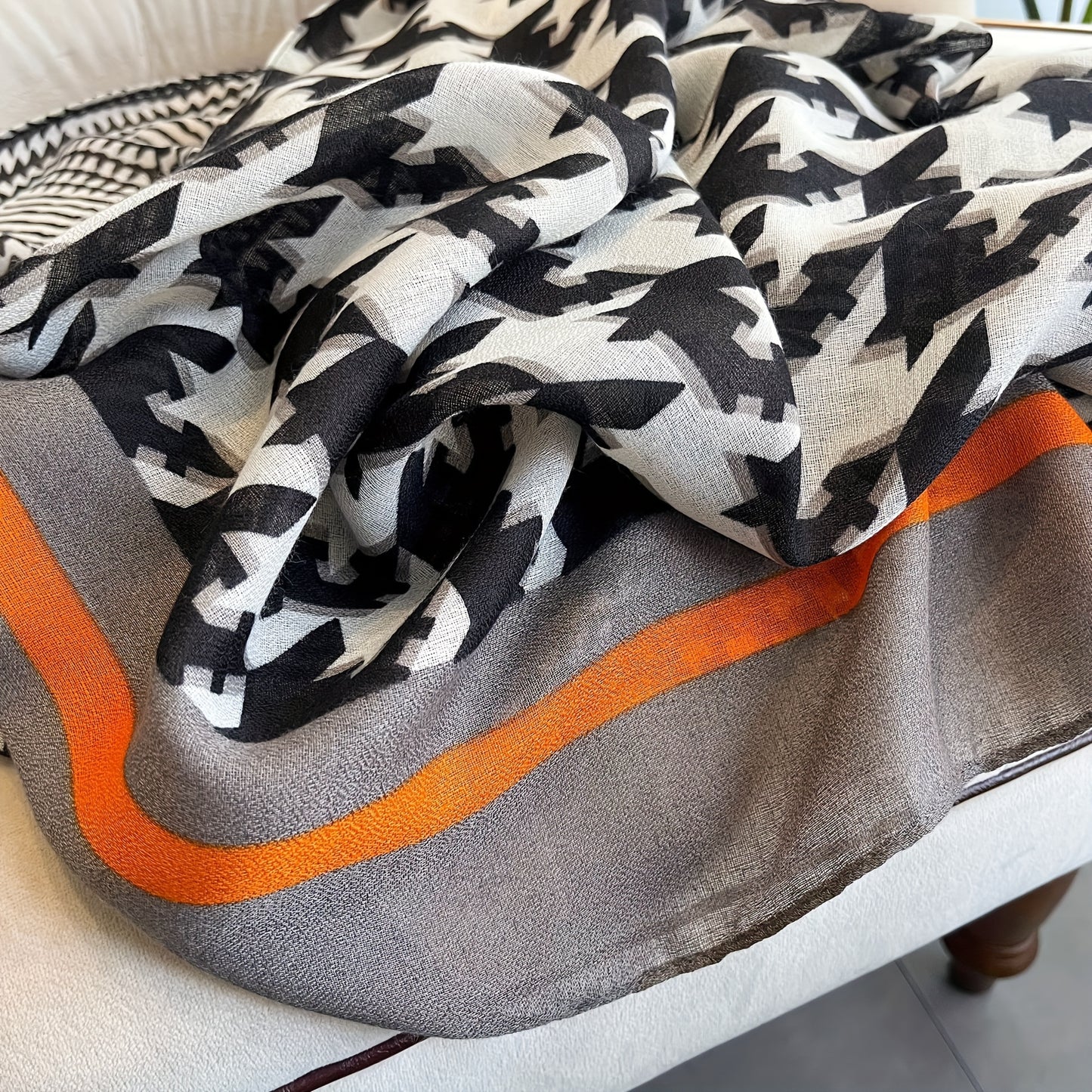 Super Warm Double-Sided Scarf - Autumn Winter Shawl Neck - ZOOMNSTORE