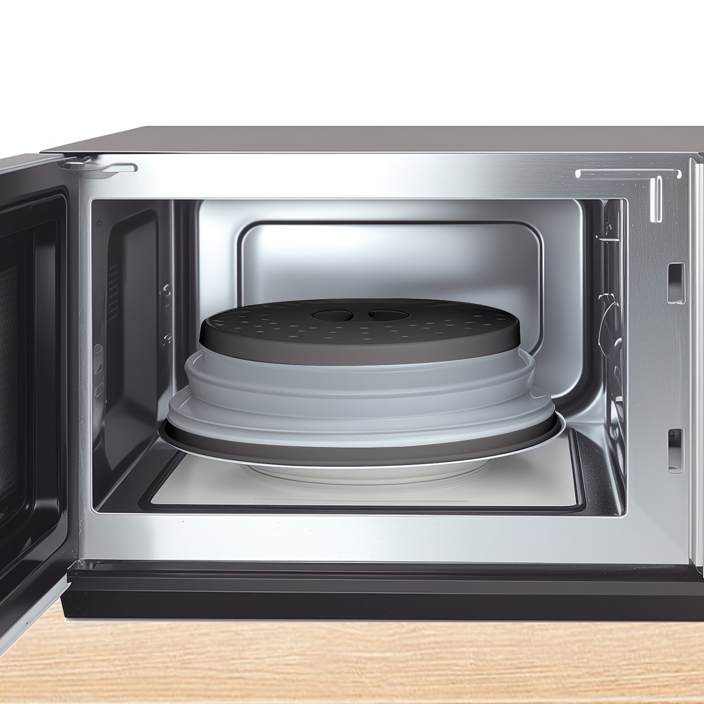 Foldable Microwave Lid - Kitchen Tool for Food Reheating and Meal Prep - ZOOMNSTORE