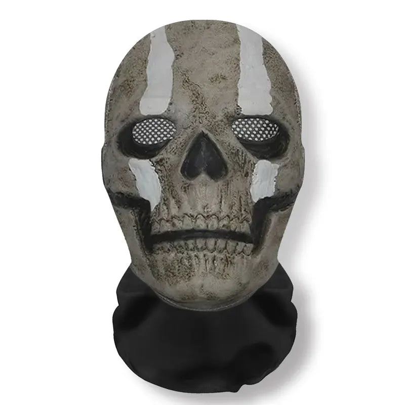 3D Ghost Face Mask - Halloween Balaclava Breathable Cosplay Prop - ZOOMNSTORE