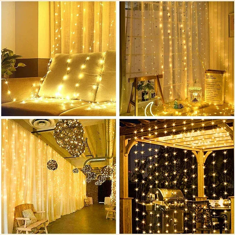 3M LED Fairy String Lights - USB Holiday Garland for Home Garden Christmas Party Wedding - ZOOMNSTORE