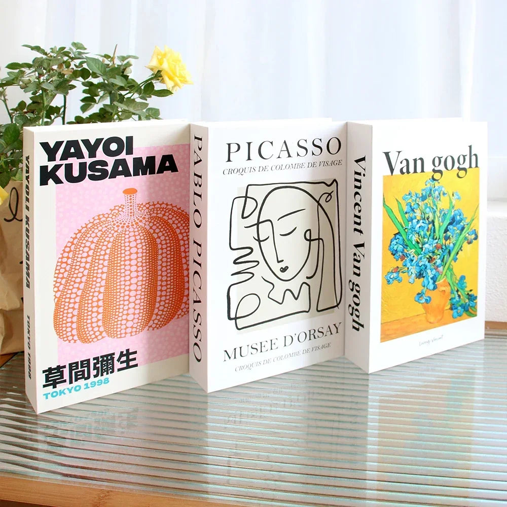 3Pcs Decorative Fake Books - Living Room Coffee Table Ornaments - ZOOMNSTORE