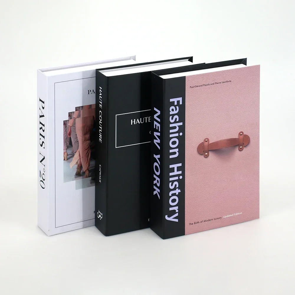 3Pcs Decorative Fake Books - Living Room Coffee Table Ornaments - ZOOMNSTORE