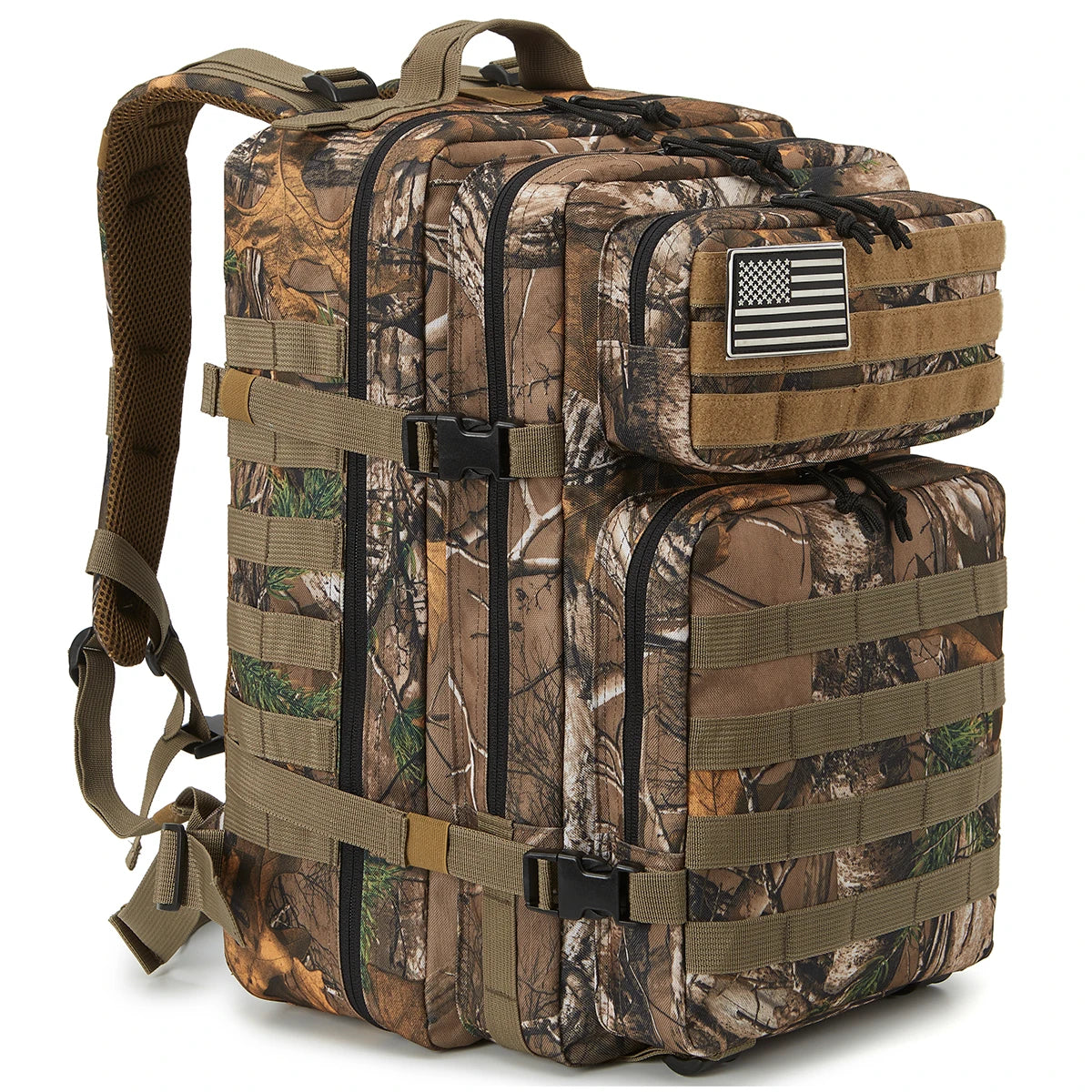 45L Tactical Backpack - Large Capacity Outdoor Hiking Camping Bag for Men Women - ZOOMNSTORE