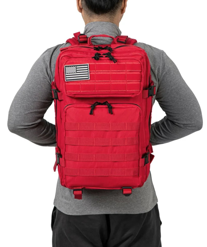45L Tactical Backpack - Large Capacity Outdoor Hiking Camping Bag for Men Women - ZOOMNSTORE