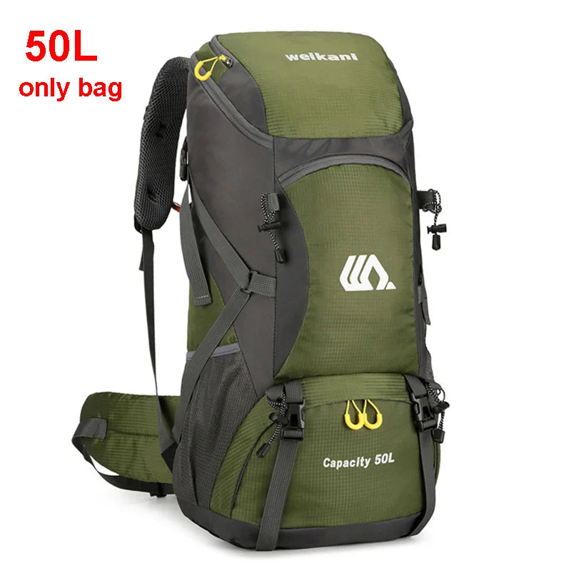 50L Waterproof Hiking Backpack - Large Travel Rucksack for Camping Climbing - ZOOMNSTORE