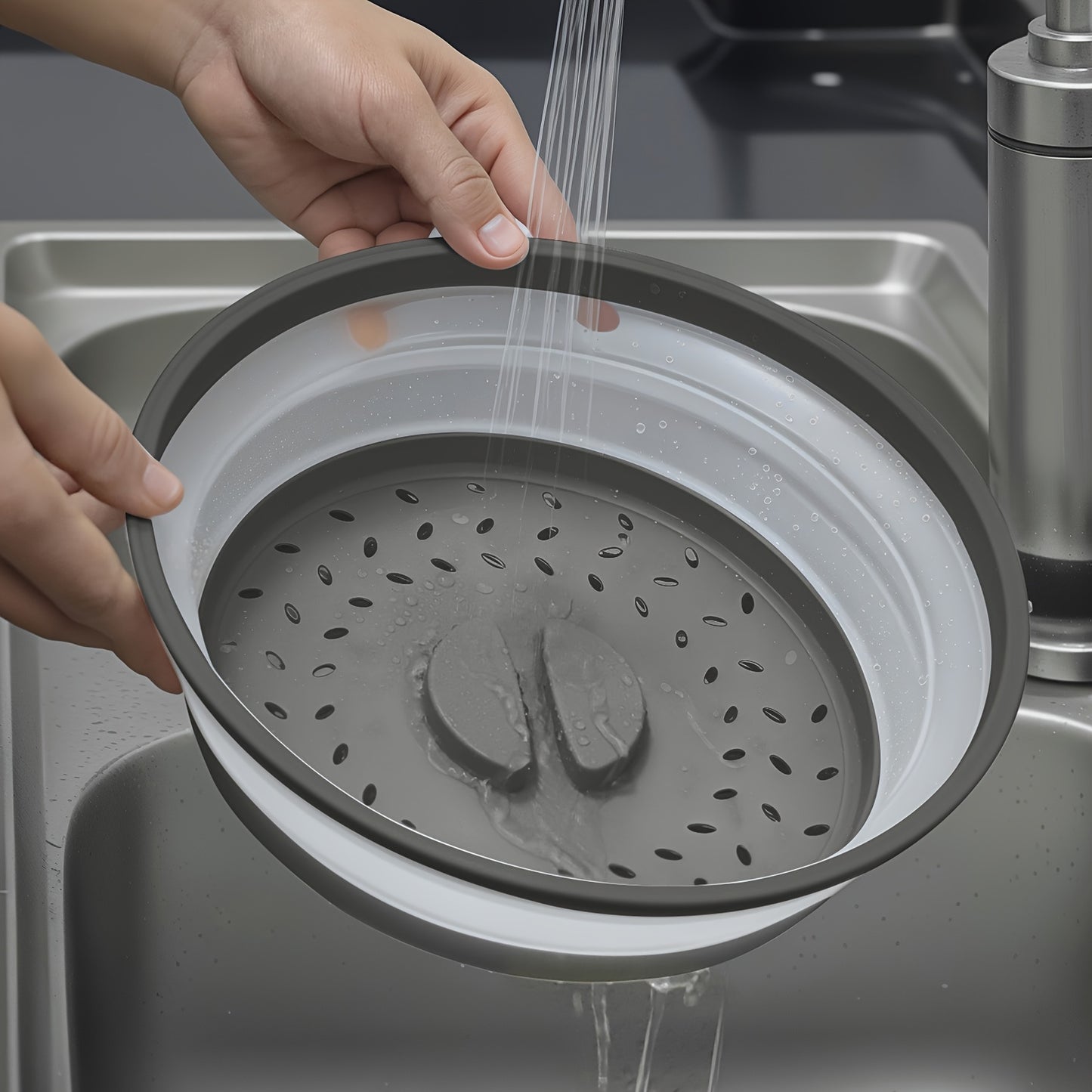 Foldable Microwave Lid - Kitchen Tool for Food Reheating and Meal Prep - ZOOMNSTORE