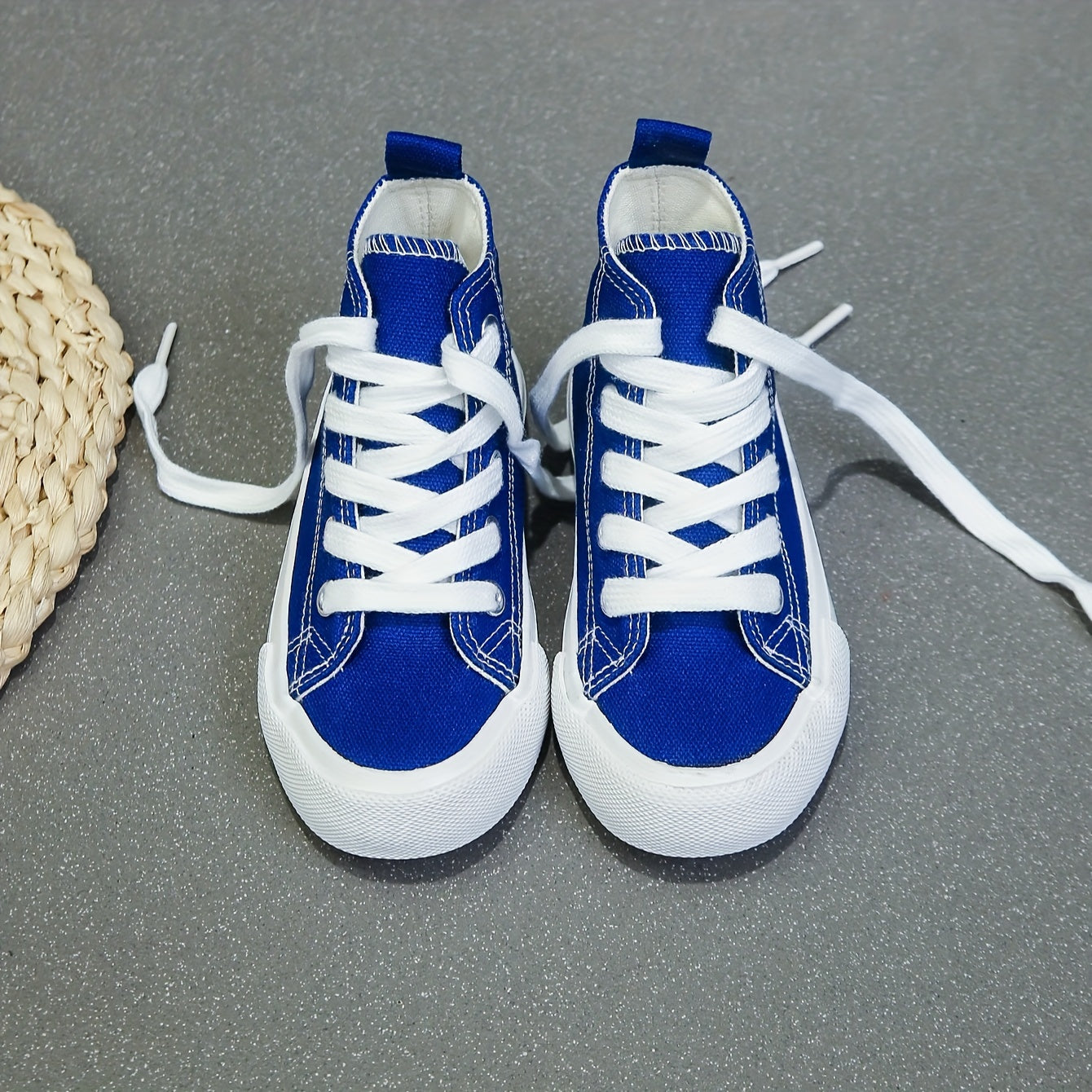 Unisex Mid-Top Canvas Sneakers - Casual Skate Shoes for Kids - ZOOMNSTORE