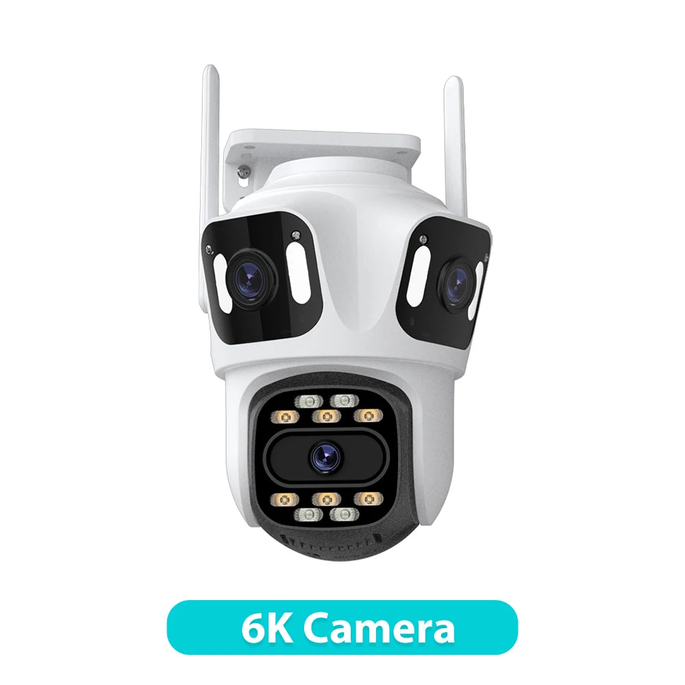 6K HD PTZ IP Security Camera - Outdoor WiFi Auto Tracking Dual Lens CCTV - ZOOMNSTORE