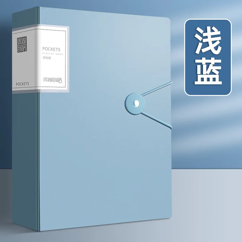 A4 Thickened Document Organizer - 100 Pages Large Capacity File Folder - ZOOMNSTORE