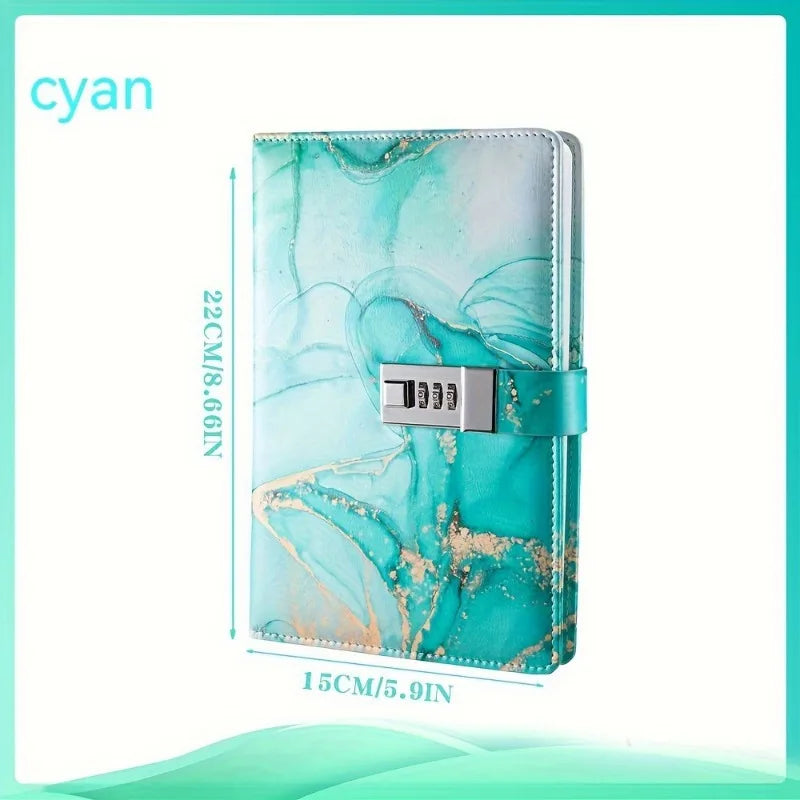A5 Lockable Fashion Password Journal - Creative Student Notebook - ZOOMNSTORE