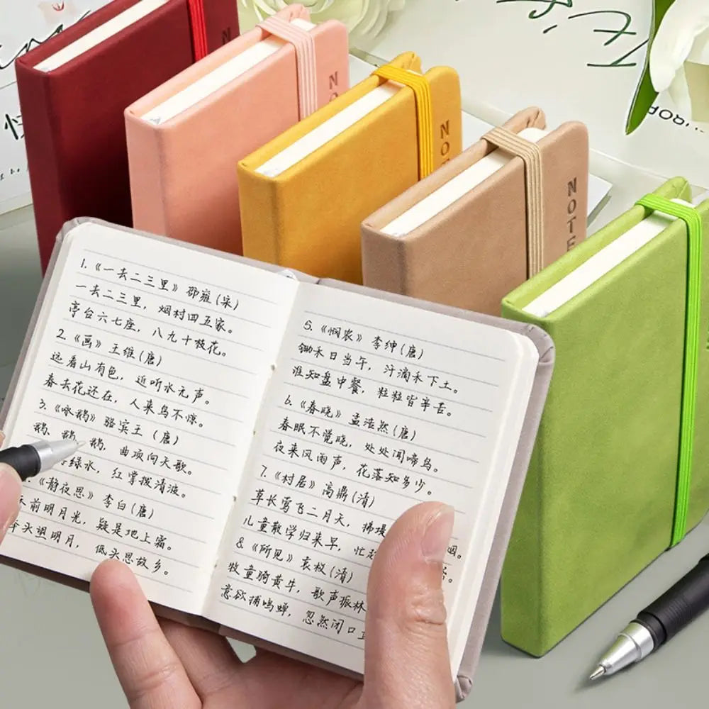 A7 Mini Notebook - Portable Pocket Notepad Diary Planner - ZOOMNSTORE