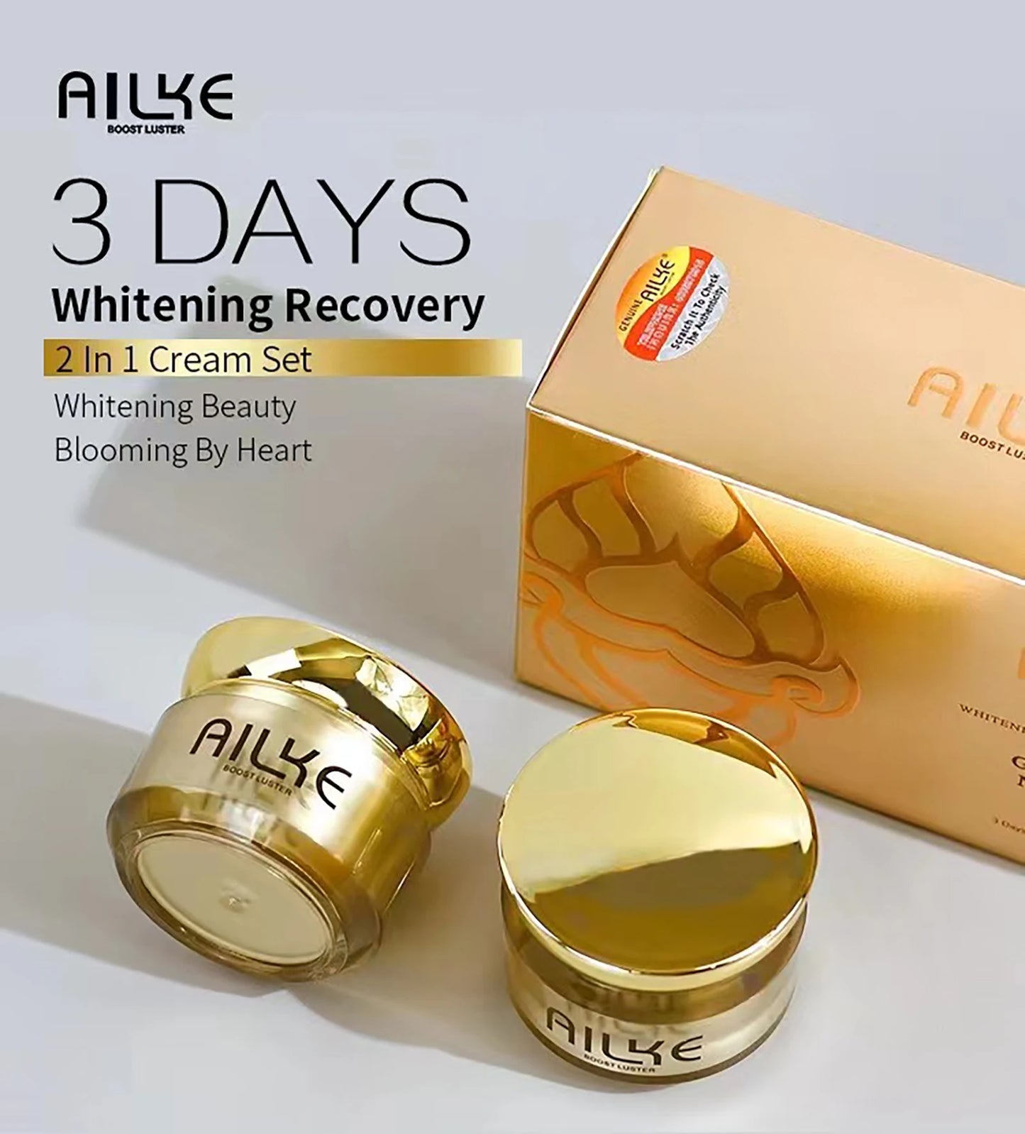 AILKE Dark Spot Corrector Cream with SPF 35 - Hydrating Skin Tone Brightener for Anti-Sunburn Care - ZOOMNSTORE
