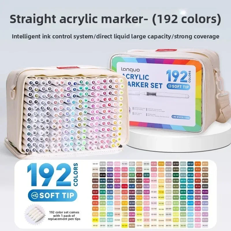 Acrylic Markers Set - 9 Color Art Pens for Rock Painting DIY Crafts - ZOOMNSTORE