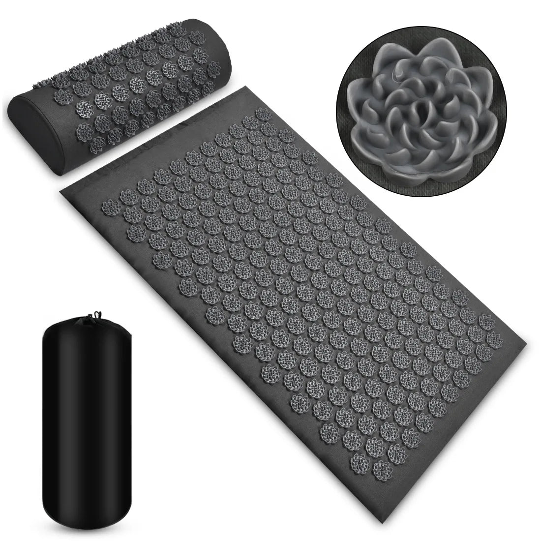 Acupressure Massage Mat - Kuznetsov Applicator Spike Mat for Neck Pain Relief & Muscle Tension - ZOOMNSTORE