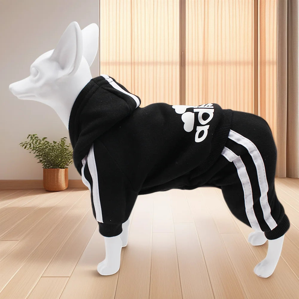 Adidog Dog Jumpsuit - Spring Sports Suit for Small Dogs - ZOOMNSTORE