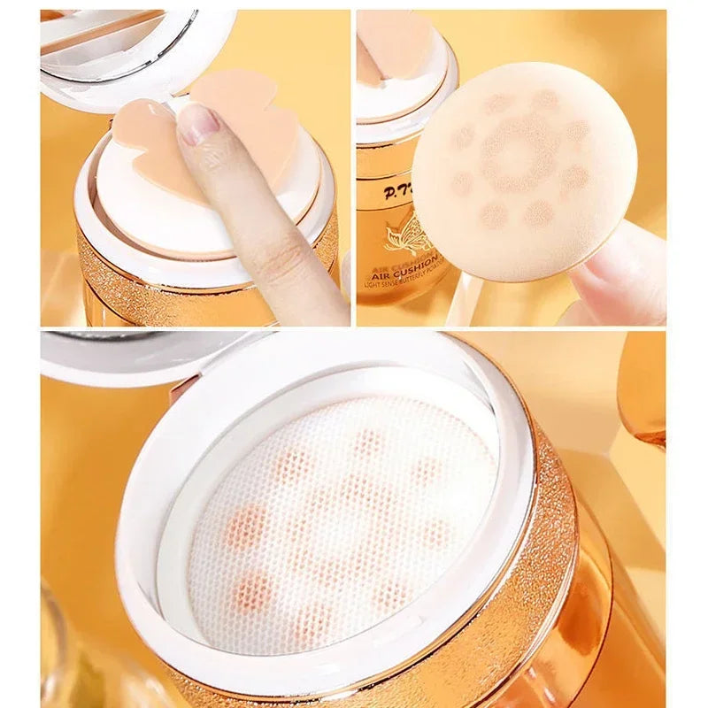 Air Cushion BB Cream - Moisturizing Foundation Concealer with Oil Control Waterproof Formula - ZOOMNSTORE