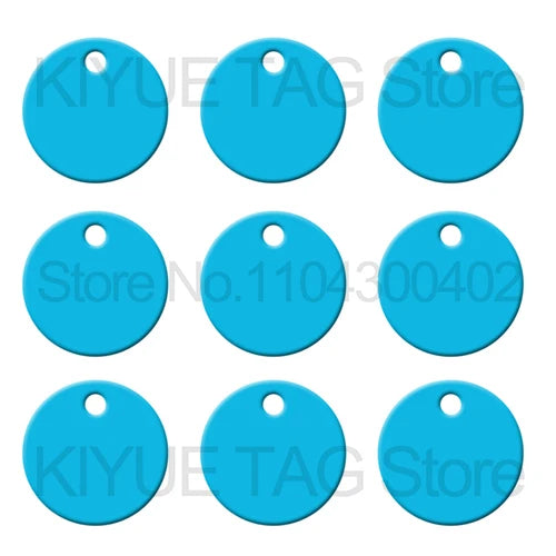 Aluminum Dog ID Tags - 100Pcs Personalized Name Plates - ZOOMNSTORE
