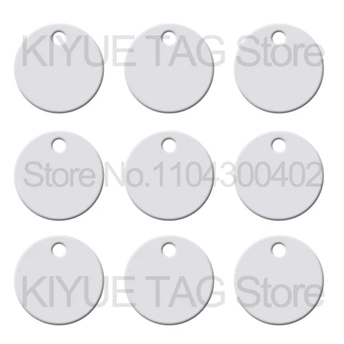 Aluminum Dog ID Tags - 100Pcs Personalized Name Plates - ZOOMNSTORE