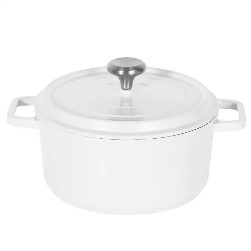 Lightweight Non-Stick Aluminum Soup Pot - Even Heat Distribution for Home Restaurant Use - ZOOMNSTORE