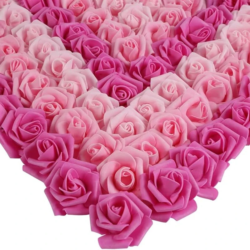 Artificial Foam Rose Flowers - PE Fake Floral Decor for Home Weddings Holidays - ZOOMNSTORE