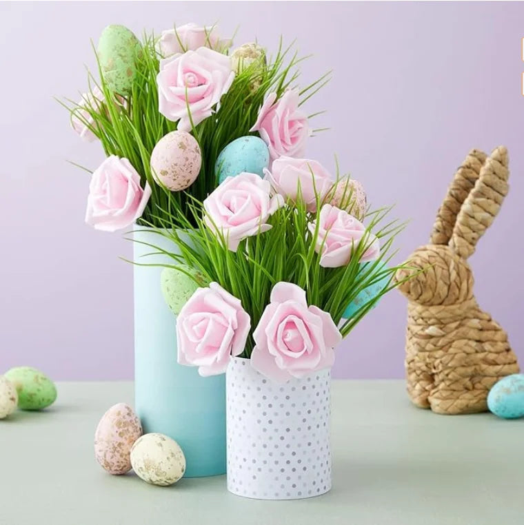 Artificial Foam Rose Flowers - PE Fake Floral Decor for Home Weddings Holidays - ZOOMNSTORE