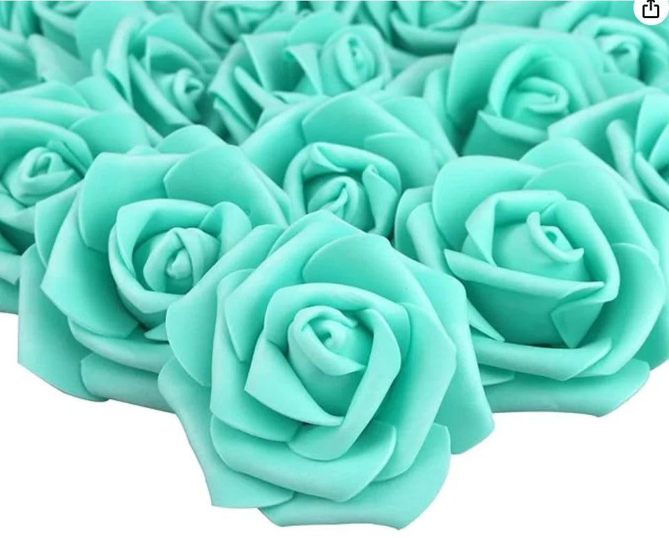 Artificial Foam Rose Flowers - PE Fake Floral Decor for Home Weddings Holidays - ZOOMNSTORE
