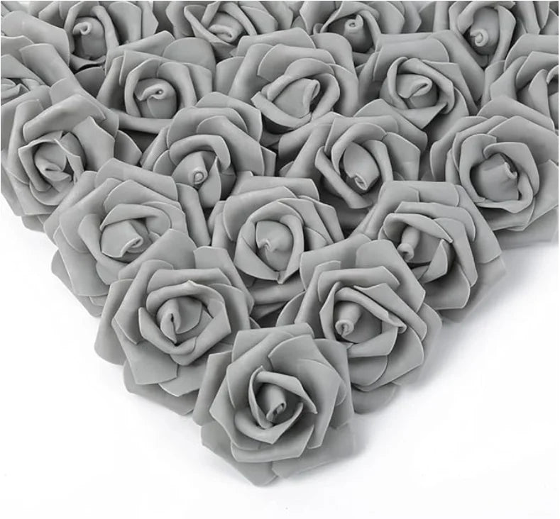 Artificial Foam Rose Flowers - PE Fake Floral Decor for Home Weddings Holidays - ZOOMNSTORE