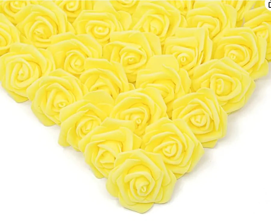 Artificial Foam Rose Flowers - PE Fake Floral Decor for Home Weddings Holidays - ZOOMNSTORE