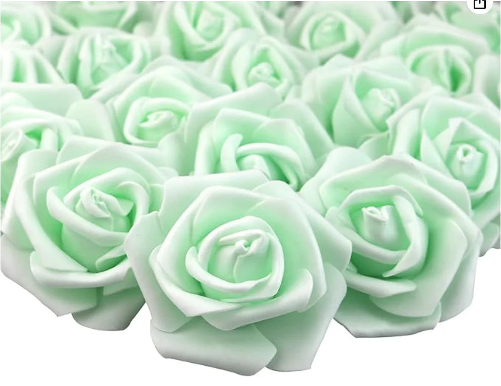 Artificial Foam Rose Flowers - PE Fake Floral Decor for Home Weddings Holidays - ZOOMNSTORE