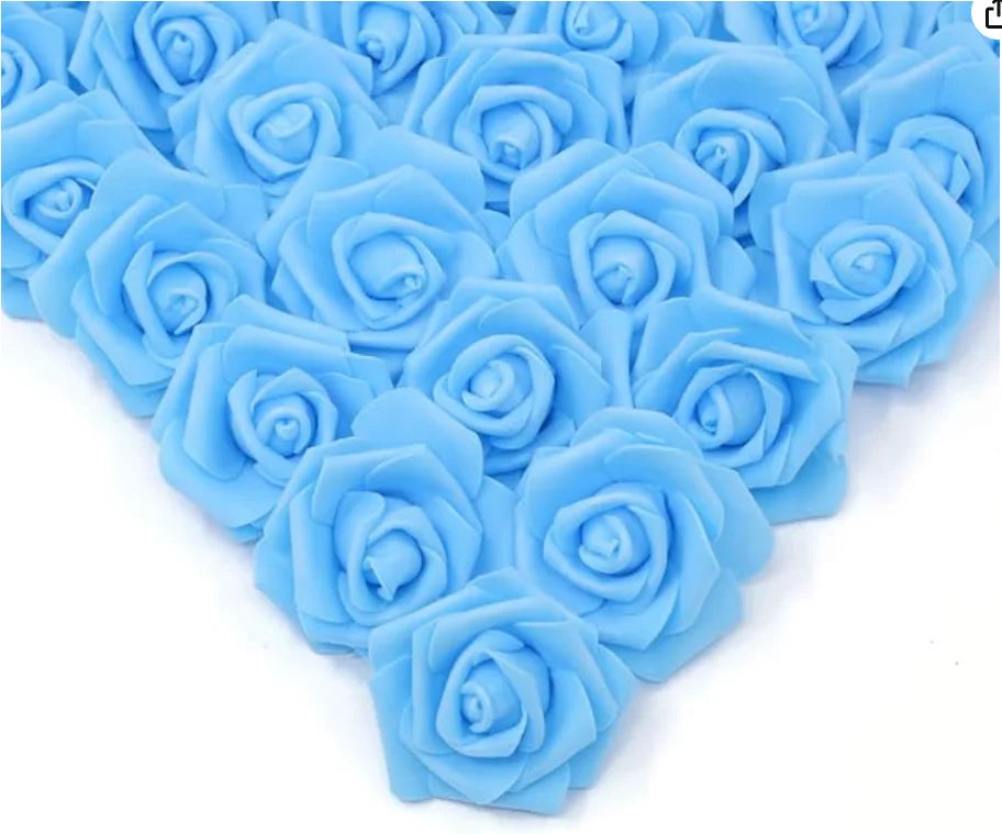Artificial Foam Rose Flowers - PE Fake Floral Decor for Home Weddings Holidays - ZOOMNSTORE