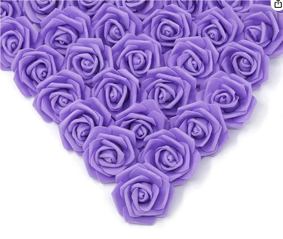 Artificial Foam Rose Flowers - PE Fake Floral Decor for Home Weddings Holidays - ZOOMNSTORE