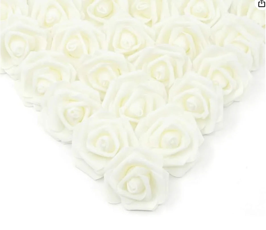 Artificial Foam Rose Flowers - PE Fake Floral Decor for Home Weddings Holidays - ZOOMNSTORE