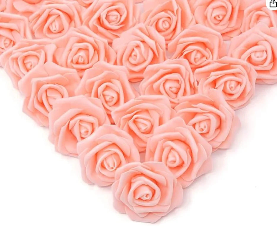 Artificial Foam Rose Flowers - PE Fake Floral Decor for Home Weddings Holidays - ZOOMNSTORE