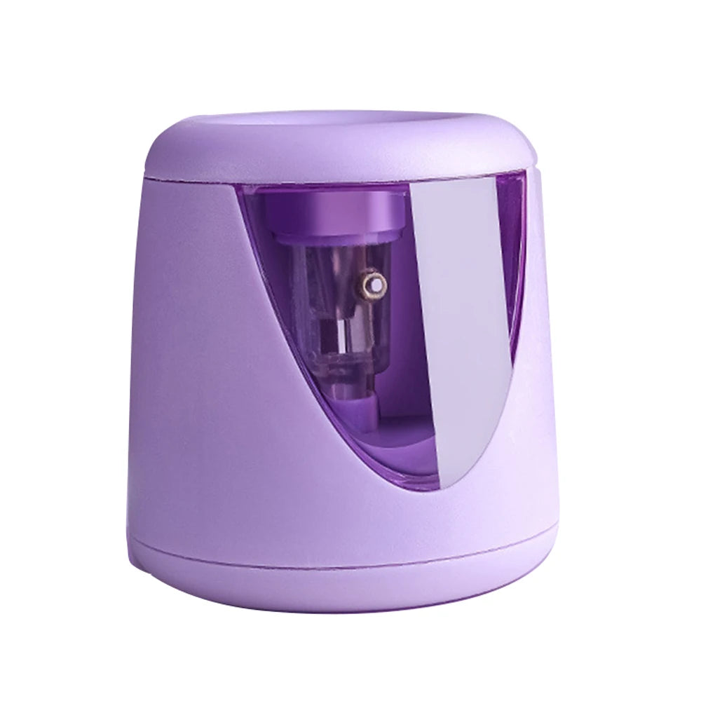 Automatic Electric Pencil Sharpener Multifunctional Cute Sharpener for 6mm-8mm Pencil Primary Students Children Stationery Gift - ZOOMNSTORE