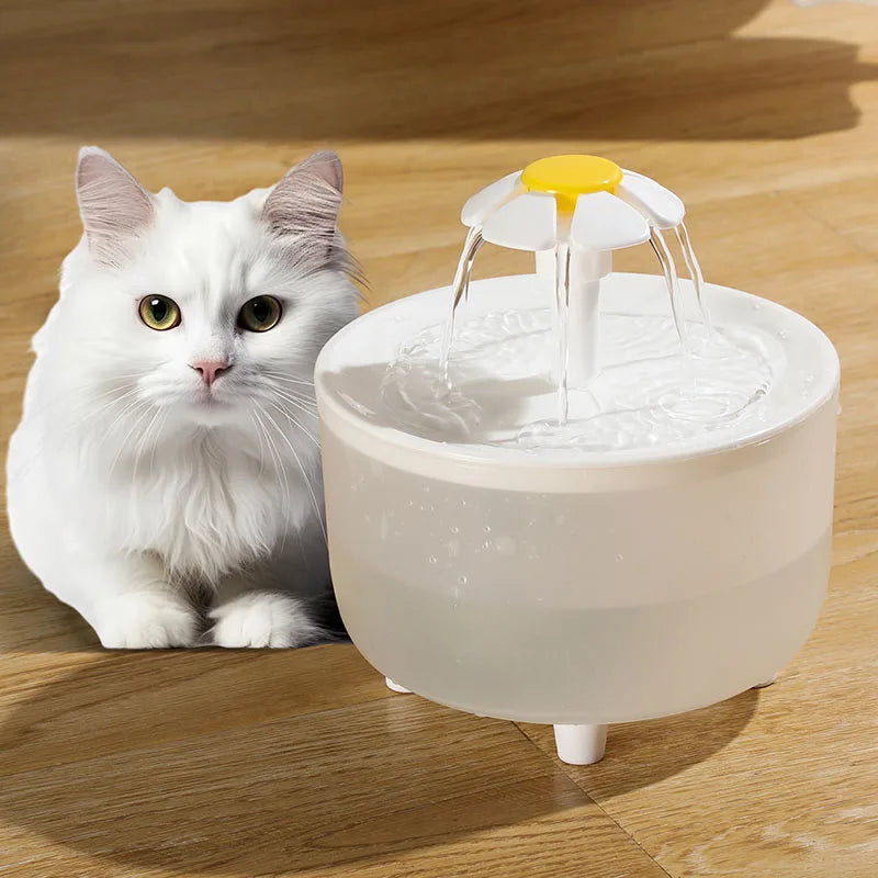 Automatic Pet Water Fountain - USB Electric Cat Drinking Dispenser with Filter - ZOOMNSTORE