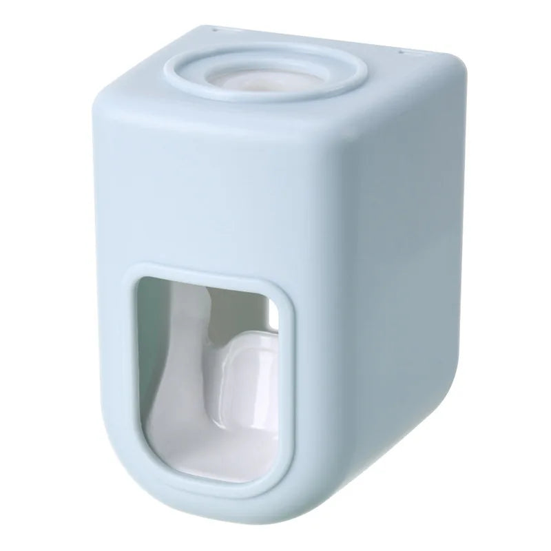 Automatic Toothpaste Dispenser Toothbrush Holder - Waterproof Wall Mount Bathroom Accessory - ZOOMNSTORE