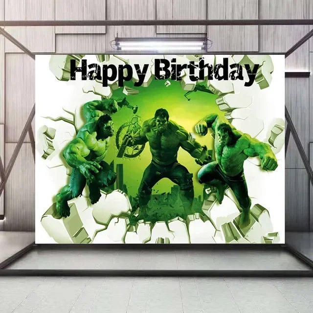 Avengers Hulk Birthday Party Supplies - Superhero Cups Plates Napkins Balloons - ZOOMNSTORE