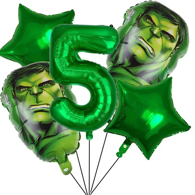 Avengers Hulk Birthday Party Supplies - Superhero Cups Plates Napkins Balloons - ZOOMNSTORE